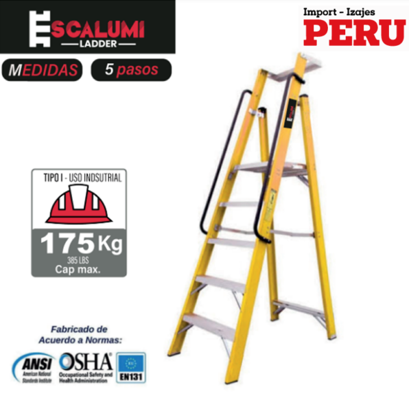 Escalera Plataforma FR 5 pasos